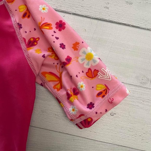 UV skinz butterfly rash guard 12-18 months - Picture 3 of 5